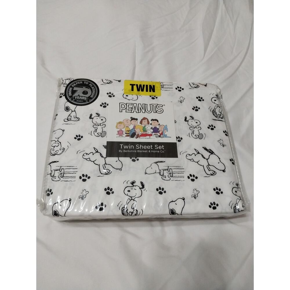 Peanuts Twin Sheet Set By Berkshire & Home Co.